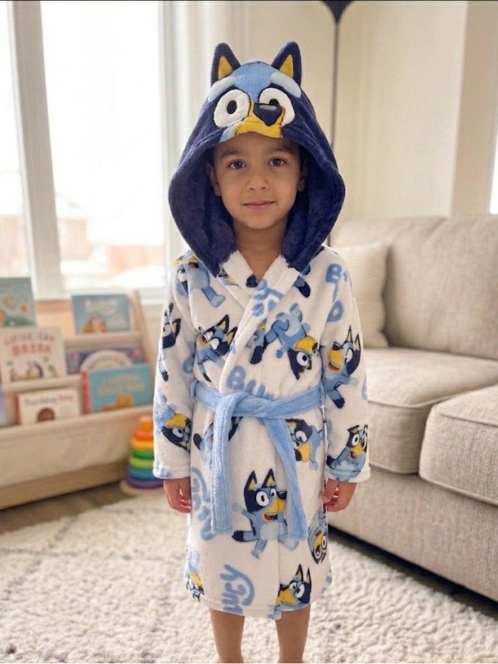 Bluey Hooded Kids Robe